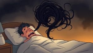 dream analysis coughing up hair