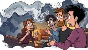 dream analysis friends mad