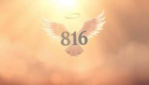 816 angel number love
